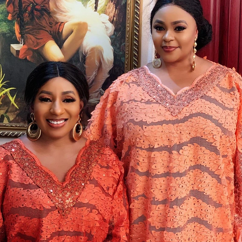 Женская кружевная ткань ручной работы из органзы нигерийская 2020