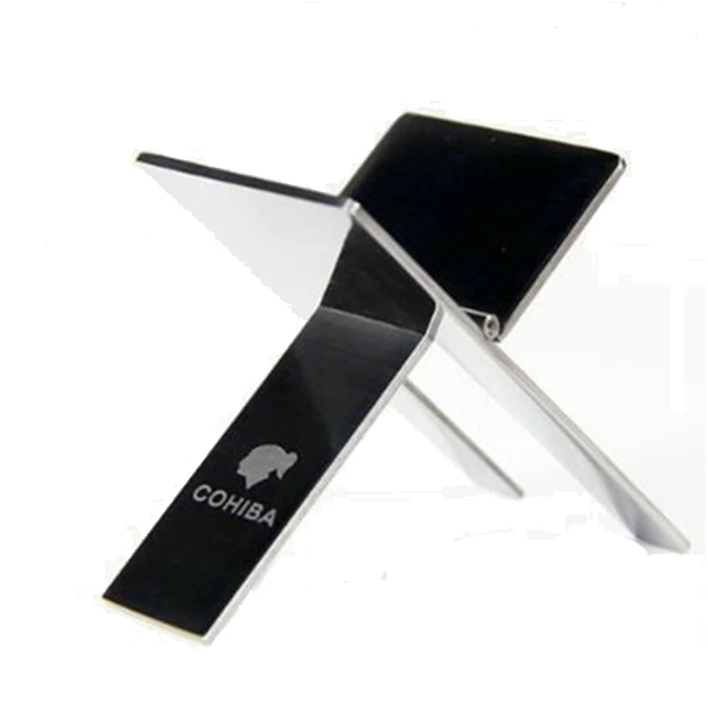 1 шт. высокое качество нержавеющая сталь стойка для сигар гаджеты складной