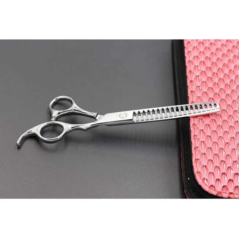 

7" Professional Pet Dog Scissors Stainless Steel Thinning Cutting Shears Dogs Cats Grooming Scissors Hair Trimming Tools