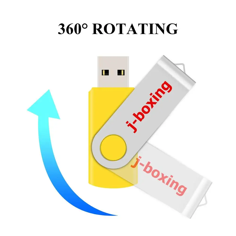USB флеш накопитель J boxing 5X 16 ГБ металлический флэш 32 2 0 карта памяти 8 4 Гб 1 желтая usb