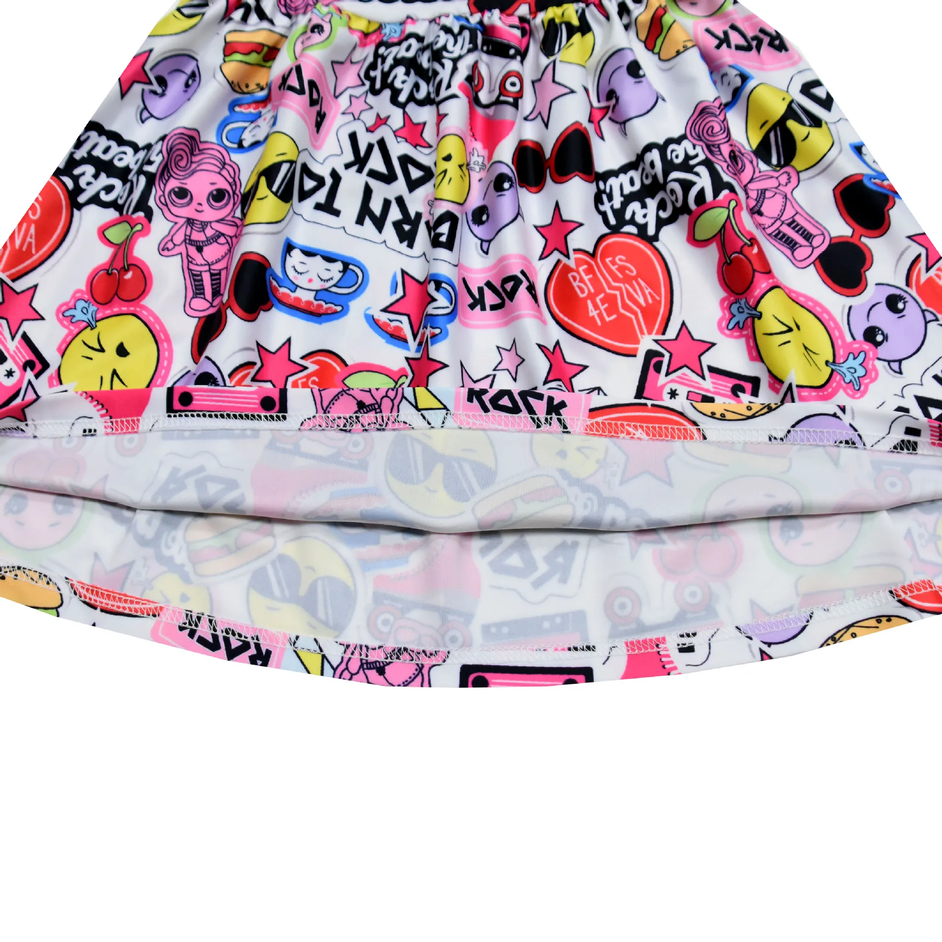 2020 Новое поступление детское платье для девочек с героями мультфильмов милое