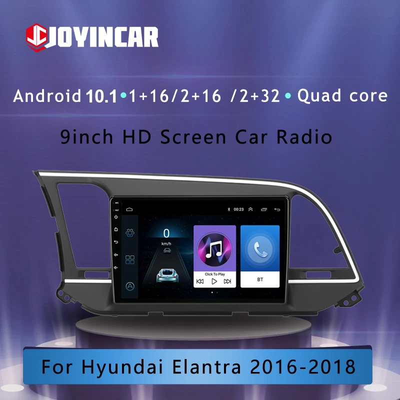

Android 10.1 2Din Car Radio Stereo Multimidia Video Player For Hyundai Elantra 6 2016-2018 Navigation GPS 2G+32G 9inch 2.5D