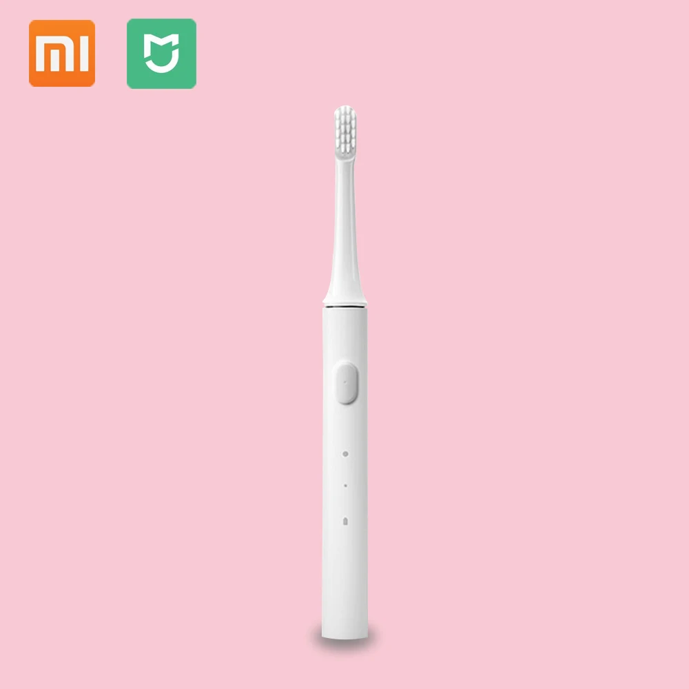 T100 Xiaomi электрическая зубная щетка Sonic волновая зубная щетка для сменной головки зубной щетки перезаряжаемая электрическая зубная щетка подарок 5 - Цвет: T100