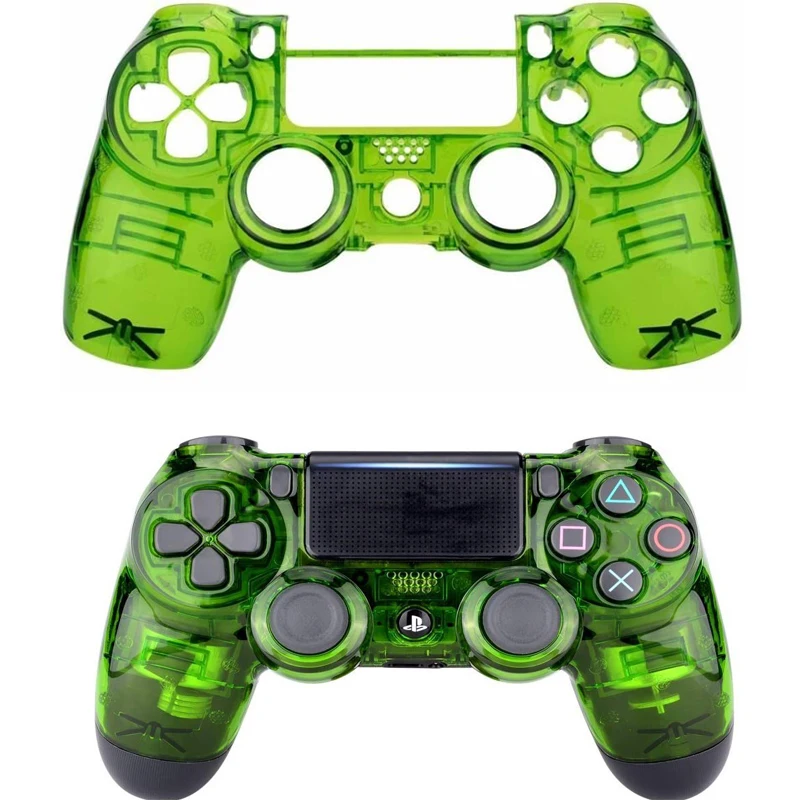 Прозрачная Лицевая панель контроллера PS4 Pro передняя оболочка верхняя крышка