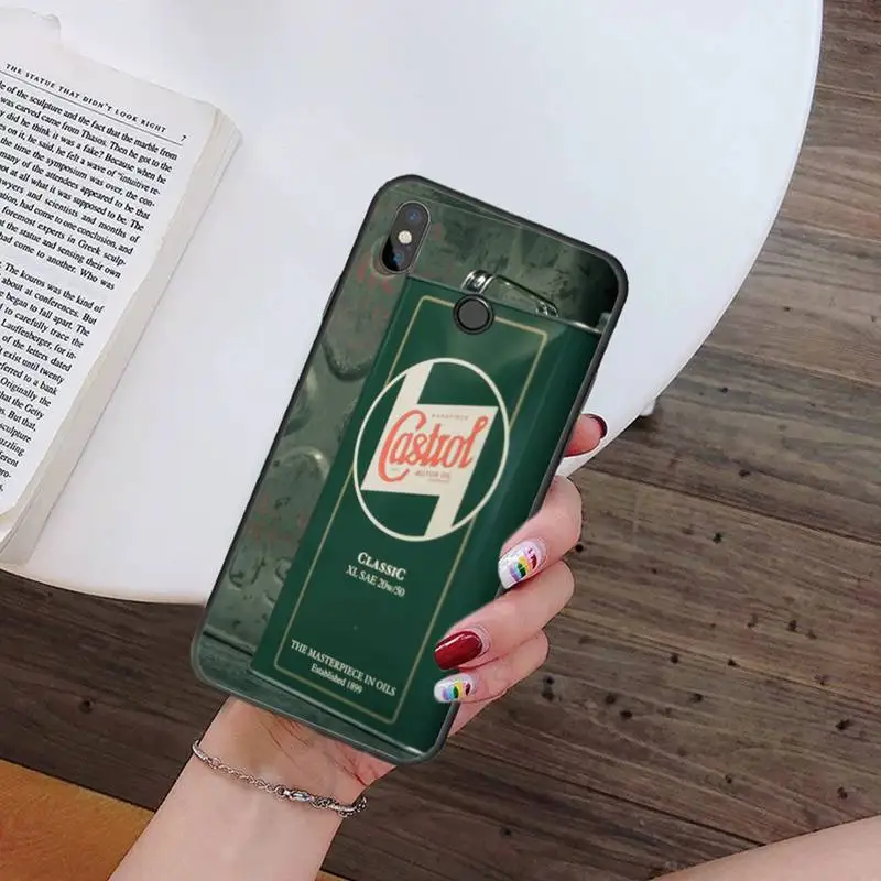 

fashion moto Castrol brand phone case for Xiaomi Redmi 7 9t 9se k20 mi8 max3 lite 9 note 8 9s 10 pro Soft Silicone Shell Cover