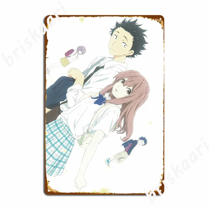 

Металлический знак Koe No Katachi, настенный плакат, Клубная вечерние, ретро-паб, фотопостер