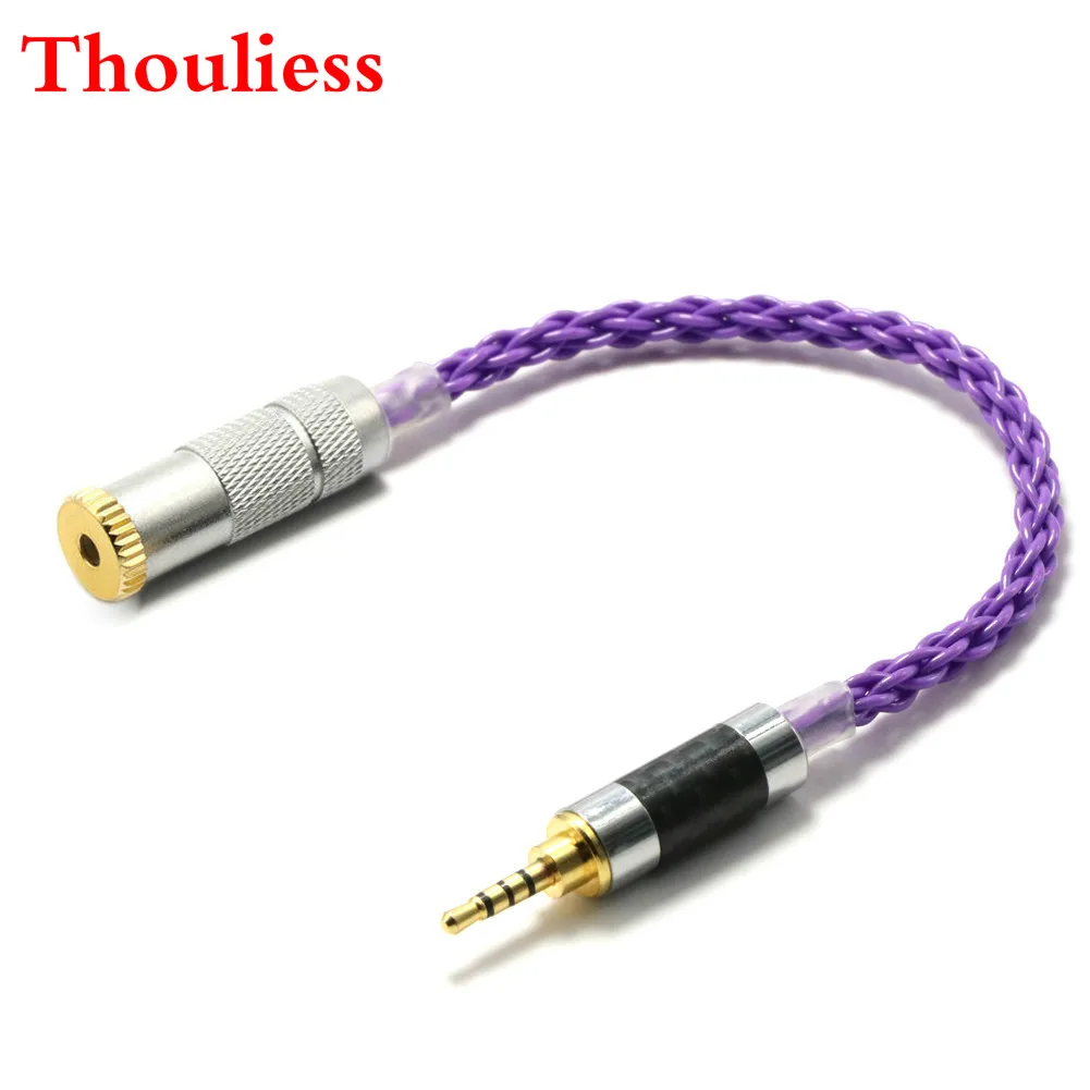 Thouliess HIFI 2 5 мм TRRS сбалансированный штекер до 3 женский аудиоадаптер кабель для AK240