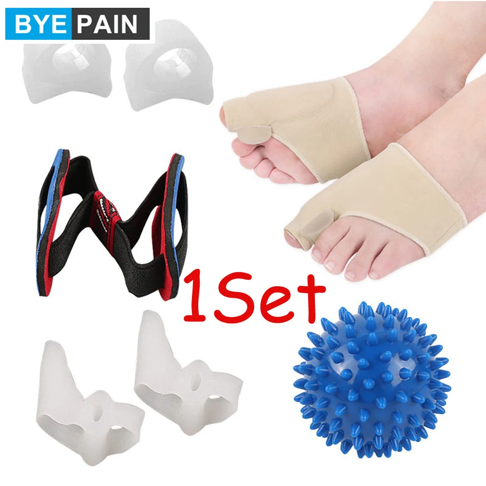 8 шт./компл. BYEPAIN Bunion комплект для корректирующие накладки протектор носоупорный