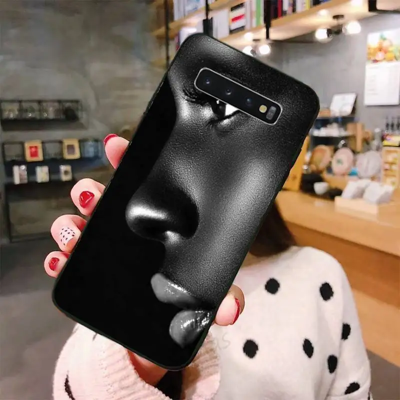 

Female art turban black woman elegant Phone Cases For Samsung A50 A51 A71 A20E A20S S10 S20 S21 S30 Plus ultra 5G M11 funda