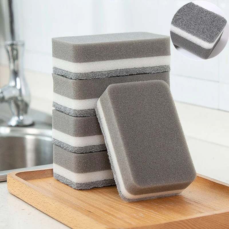 1 шт. двусторонняя для мытья посуды Ткань с эффектом потертости Площадку блюдо