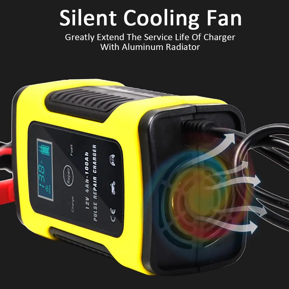 Универсальное зарядное устройство для аккумуляторов 12 В 6 А мотоцикла и