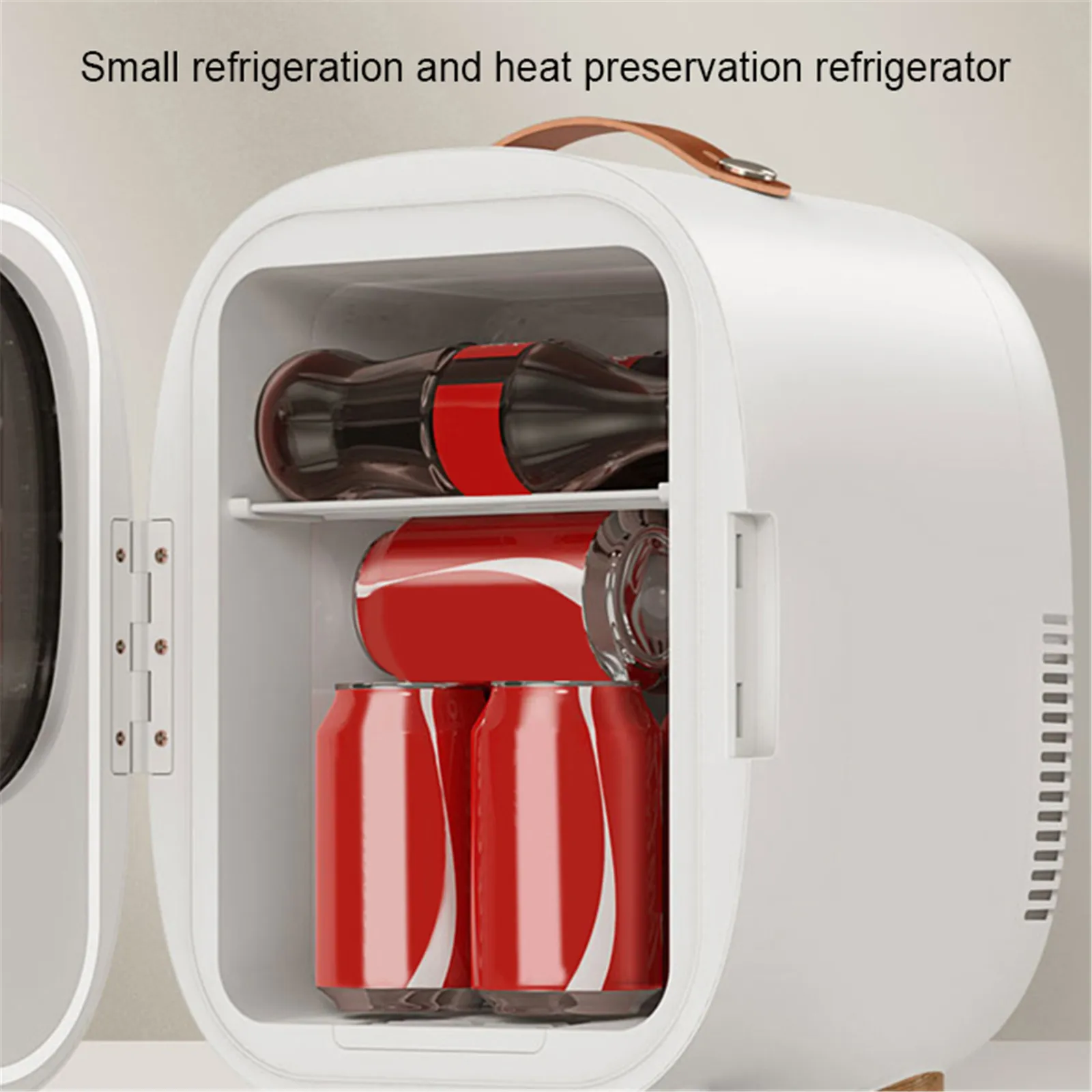 구매 메이크업 냉장고 미니 8L 냉장고 에너지 절약 자동차 이중 목적 60W 스킨 케어 뷰티 냉장고 열 보존 룸