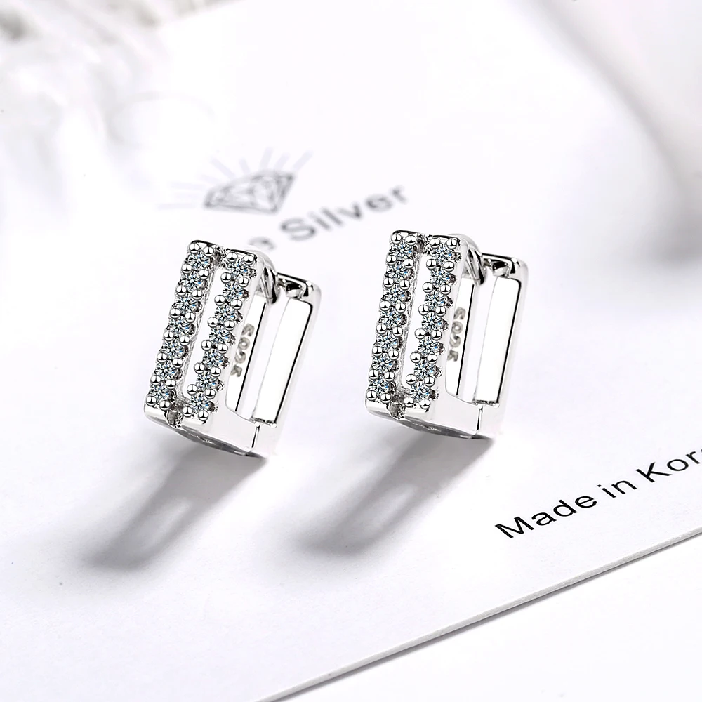 

DIYI Gold Earrings Luxury Crystal Earring For Women Korea Japan Fashion Party Jewelry New Oorbellen