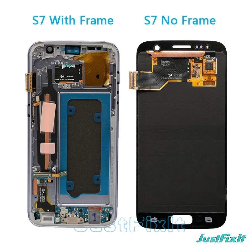 Замена для SAMSUNG GALAXY S7 G930F G930 G930fd ЖК дисплей с сенсорным экраном|Экраны мобильных