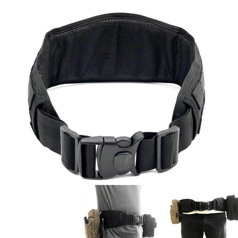 Outdoor Multi-function Belt Padded Load-bearing MOLLE Waist Hanging hiking Multifunction for Travel BF | Спорт и развлечения