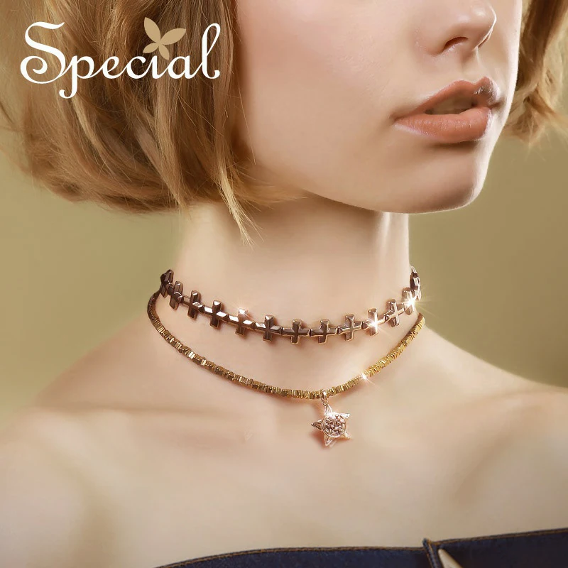 Специальное модное многослойное ожерелье-чокер винтажные ожерелья и кулоны