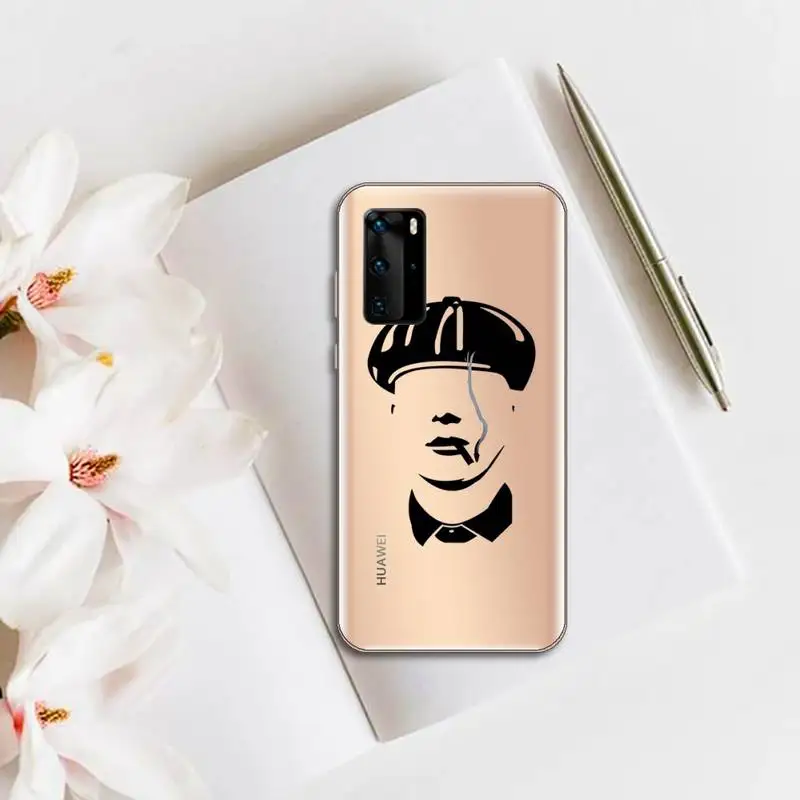 

Peaky Blinders Thomas Phone Case Transparent for huawei honor P 40 30 20 lite Pro 10 i 8 9 x p smart 2019