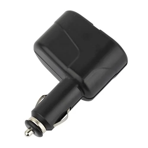 Черная розетка для автомобильного прикуривателя 2 сторонний сплиттер адаптер