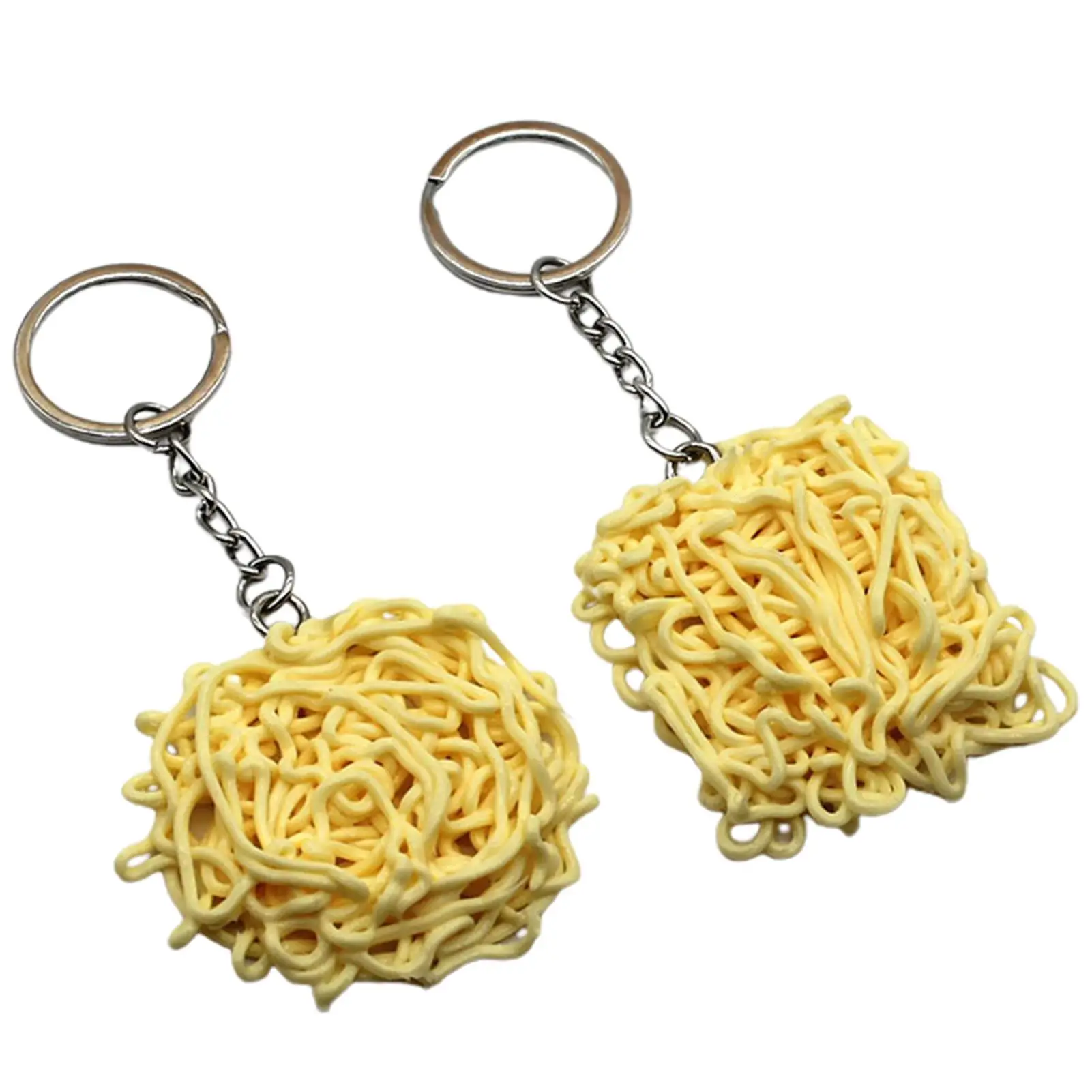 

Personalized Silicone Simulated Instant Noodle Keychain Pendant Bag Decor Gift