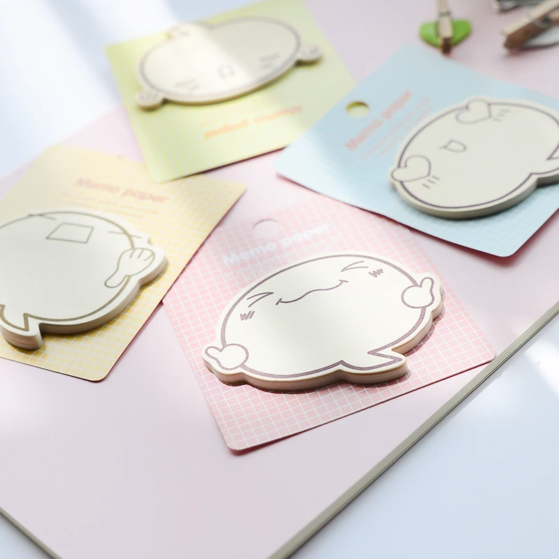 8 шт./лот Kawaii бумажная наклейка для лица дневник планировщик почтовый маркер