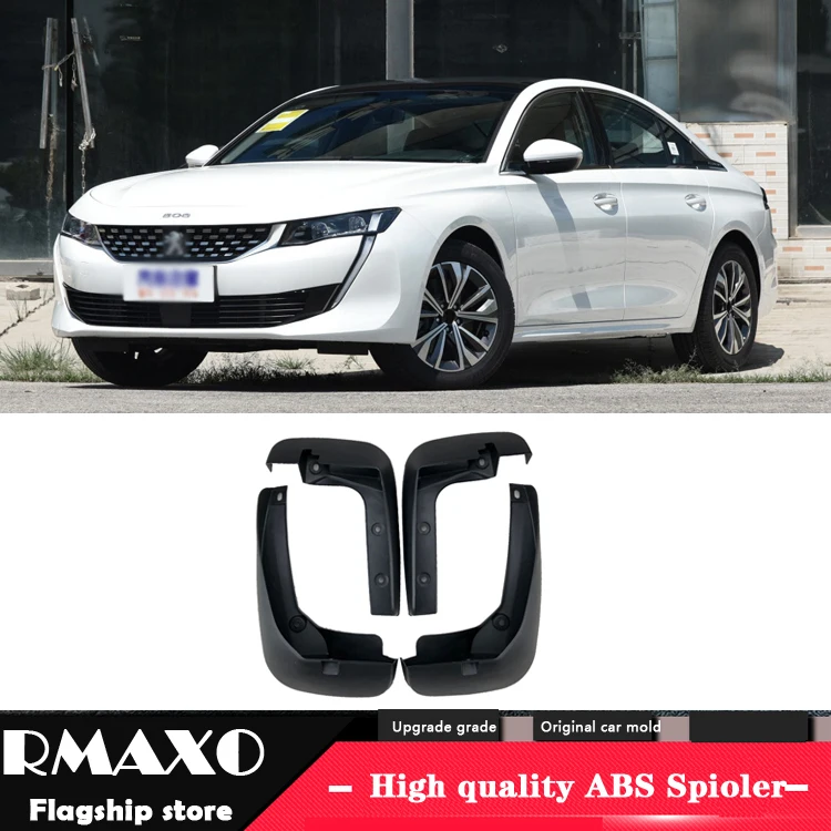 

Брызговики для Peugeot 508 2019-2020, передние и задние щитки от грязи, модифицированные детали