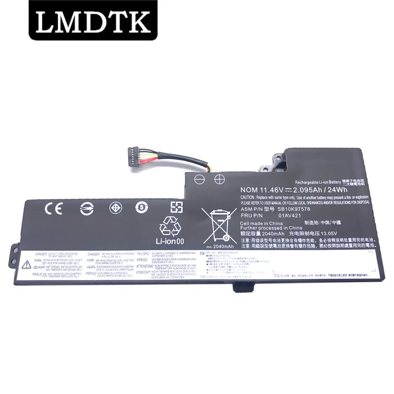 LMDTK Новый 01AV421 Аккумулятор для ноутбука ThinkPad T470 T480 A475 A485 TP25 01AV419 01AV489 01AV420 SB10K97576