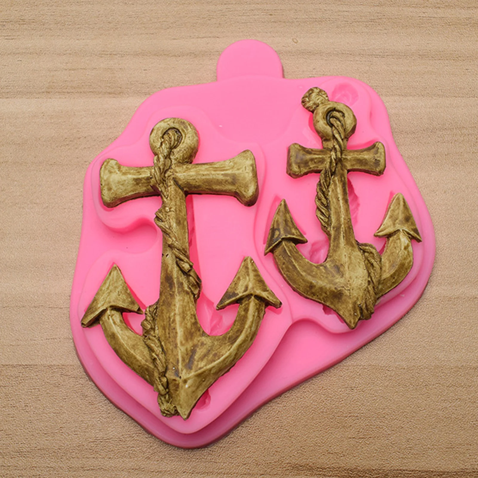 

Double A nchor Fondant Silicone Molds Cupcake Cake Decorating Tool Alphabet Cookie Cutter Set Food Grade