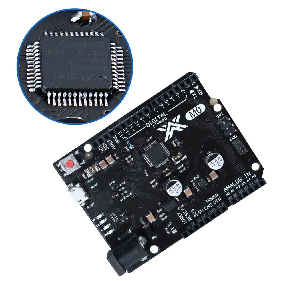 

Black M0 ATSAMD21G18 Development Board For Arduino