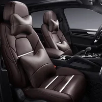 custom leather car seat cover full set for auto citroen c3 c4 berlingo c5 aircross Cushion Protector Interior accessories
