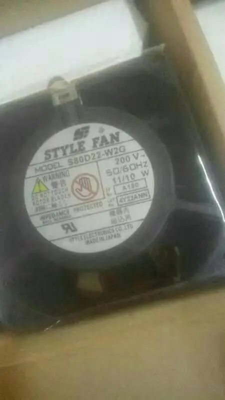 

S80D22-W2G 220V 11/10W 8CM Cabinet high Temperature Resistant Fan 6 Month Warranty