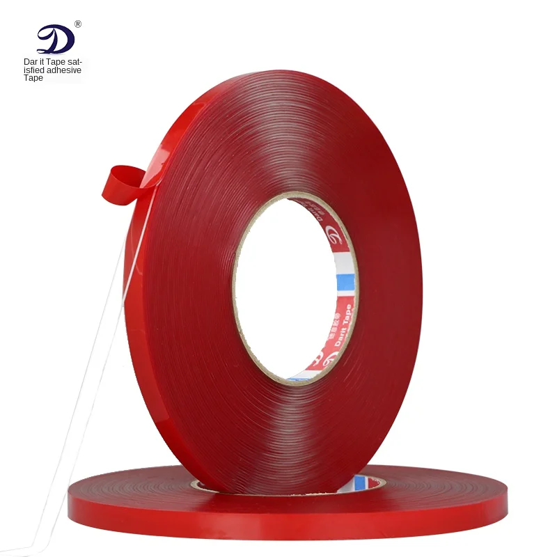 Прозрачная акриловая клейкая прочная лента с двойным покрытием толщина 1 мм Не