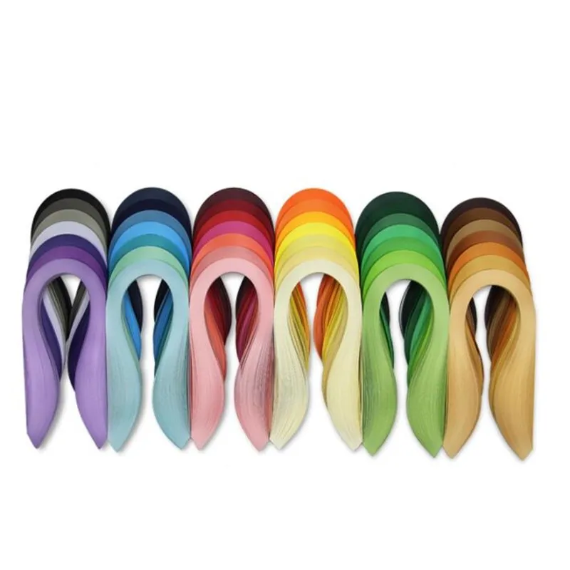 Фотобумага, одноцветная, 48 цветов s на выбор, длина 54 см, одноцветная, 120 полосок в упаковке, ширина бумаги 3 мм, Размеры 29-48