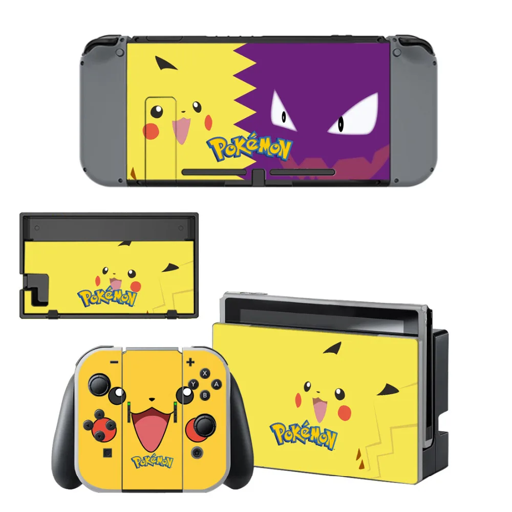 Чехол с покемонами, наклейка для Kind Switch NS Console& контроллер, Виниловая наклейка, протектор