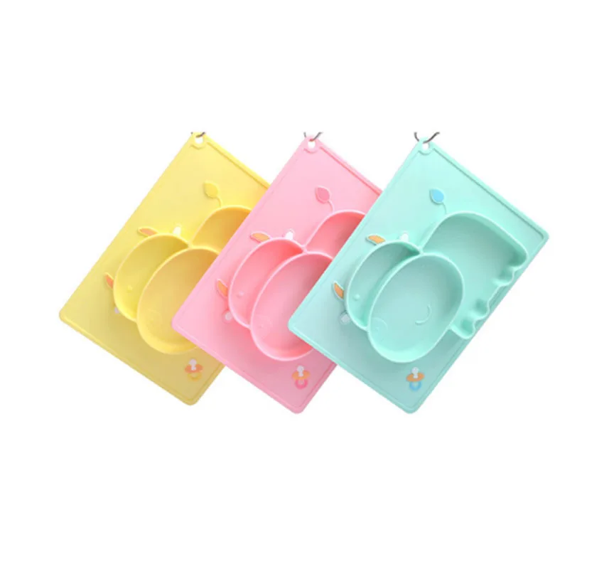 

Bpa Free Baby Silicone Plate Divided Silicone Plate