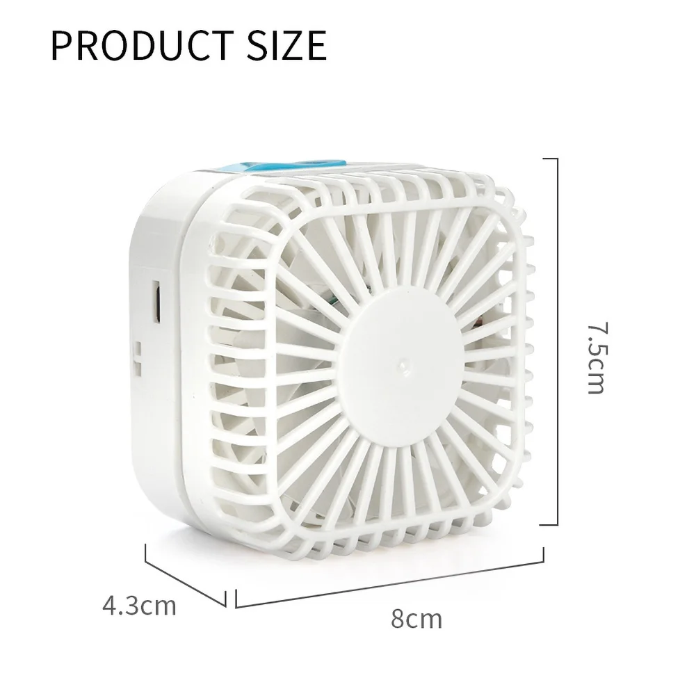 

3 Wind Speed Foldable USB Charging Colorful LED Mini Water Cooling Spray Mist Diffuser Fan Cooler