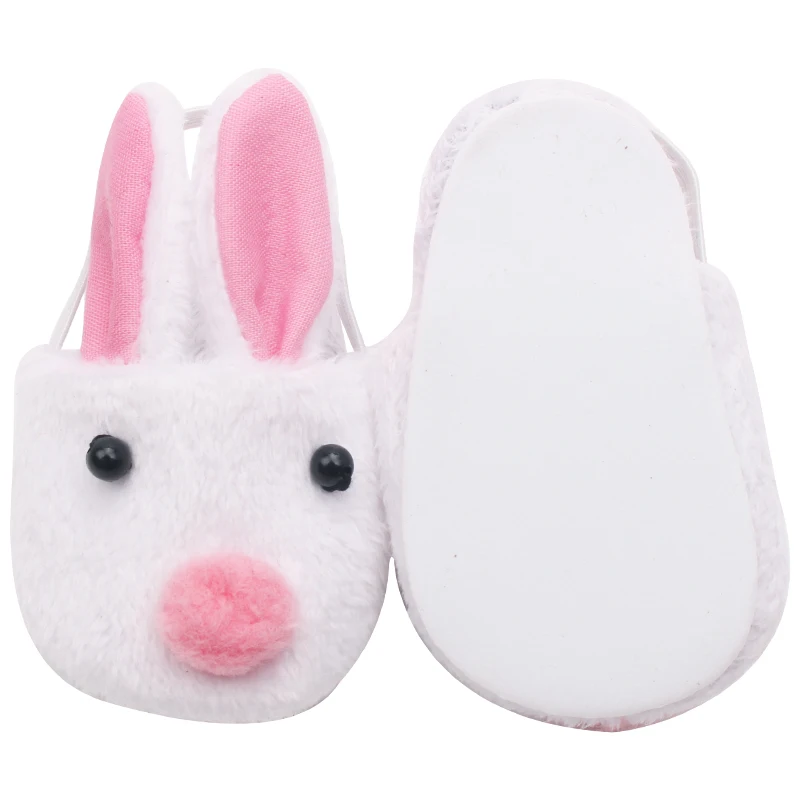 

18 Inch American Doll Girls Shoes Pink Princess Dress Shoes Newborn Baby Toys Accessories Fit 40-43 Cm Boy Dolls Gift s15