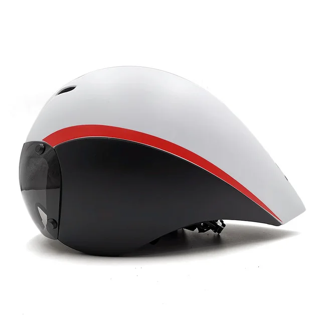 Black white 2 MTB шлем aero велосипедный шлем с линзой Триатлон tt tri очки гоночный дорожный Велоспорт timetrial велосипед запасные части Аксессуары Casco - Цвет: Black white 2