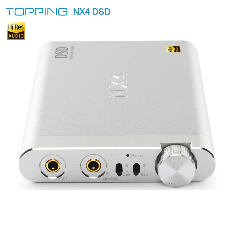 Топпинг Обновление версии придет NX4 DSD512 ES9038Q2M XMOS XU208 чип Портативный USB DAC декодер