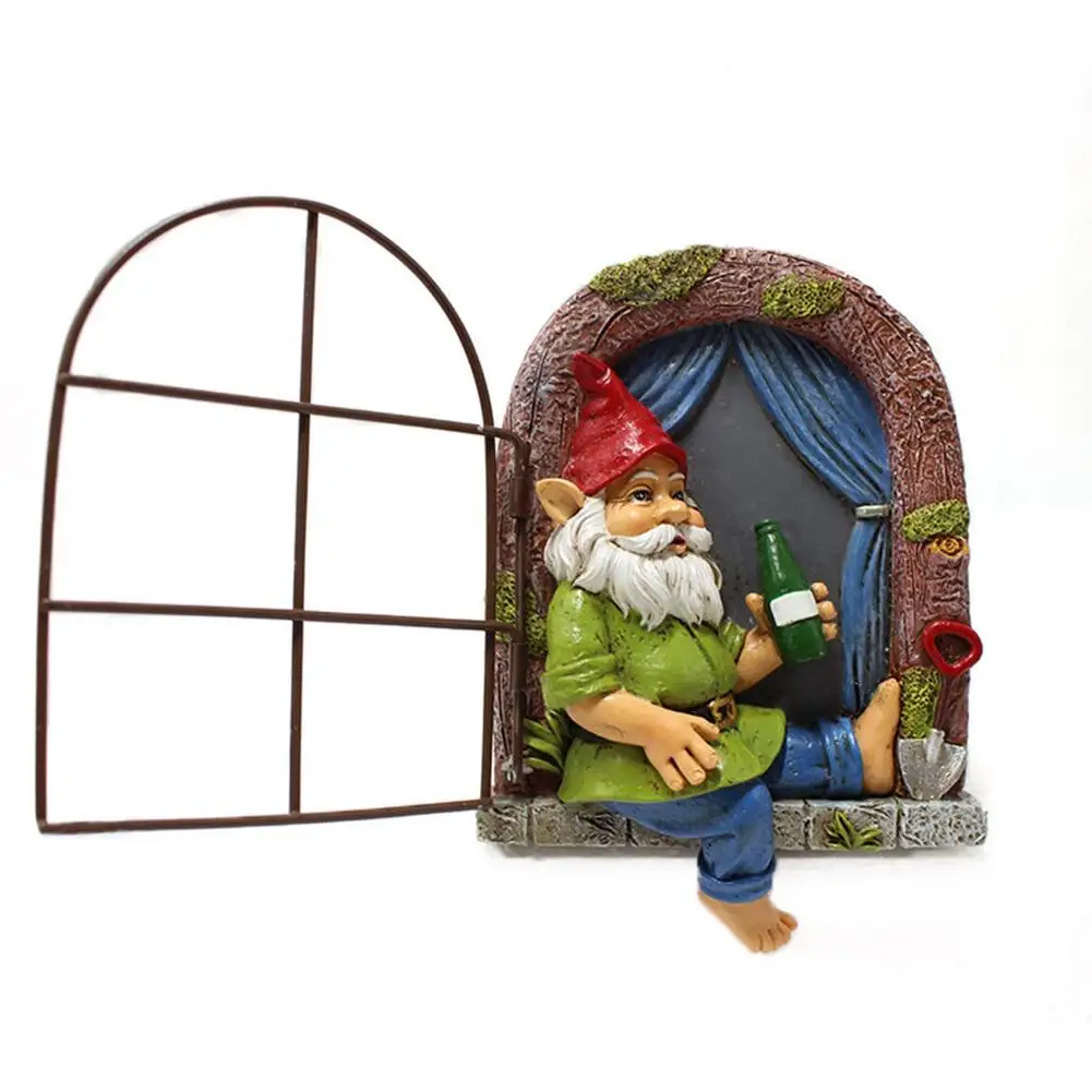 

Whimsical Tree Sculpture Gnome Statue Ornament Garden Yard Art Figurine Mini Garden Decoration For Lawn Indoor Or Outdoor Porch