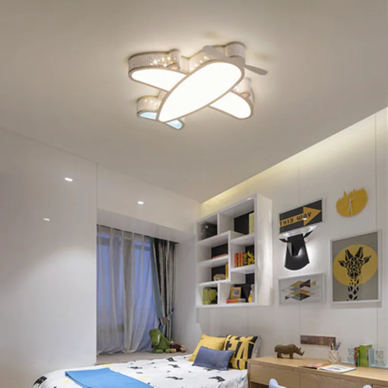 Современная простая новинка Мультяшные милые животные светодиодный потолочный