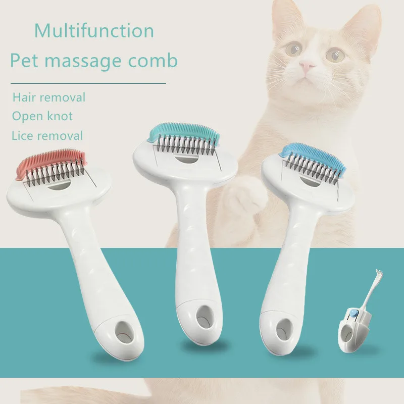 Женская многофункциональная расческа для ухода за собаками массажная кошек