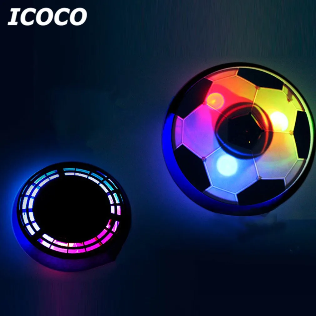2018 новый футбольный LED мяч диск 18 см Забавный светильник мигающая футбольная