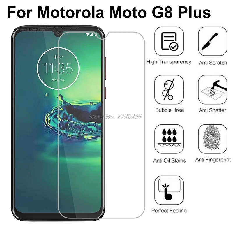 Закаленное стекло для Motorola Moto G8 Plus 2 шт. | Мобильные телефоны и аксессуары