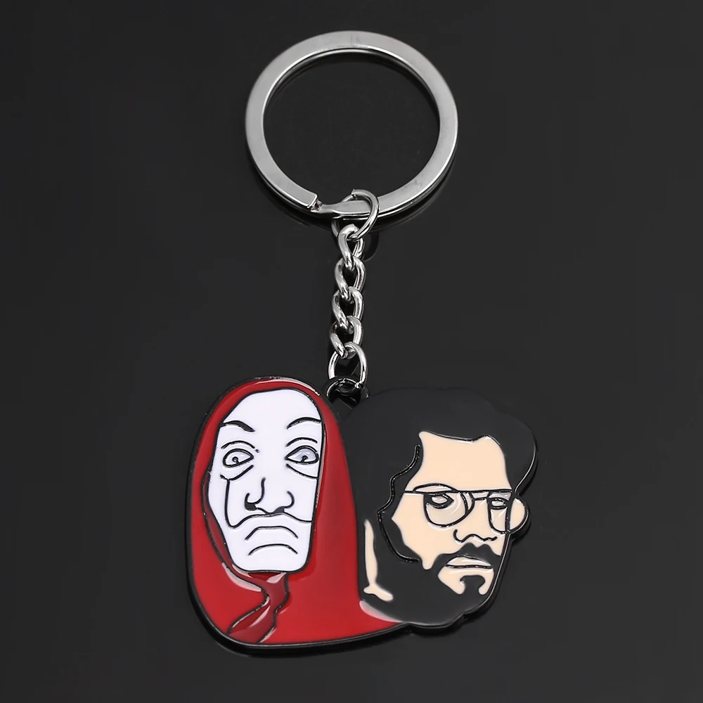 Забавный брелок для ключей Сальвадора Дали профессора бумажного дома добычи