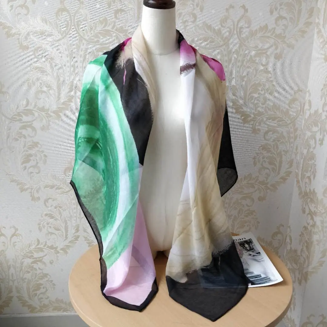 desigual женский длинный красный шарф с геометрическим рисунком, осень-весна, Испанский Дизайн, подарки на день рождения