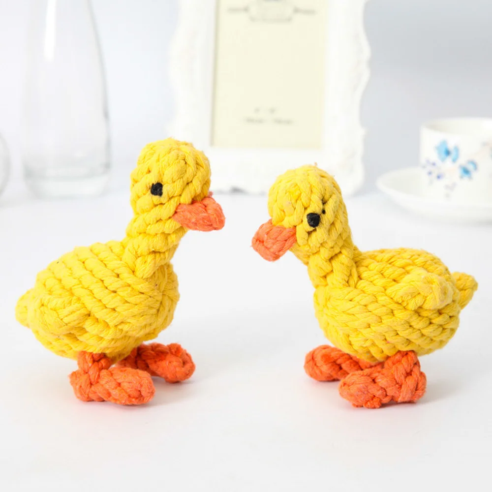 Жевательные игрушки для собак ручная вязка всех видов милых животных чистящие