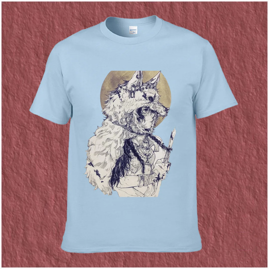 

Hand-painted printed short-sleeved t-shirt men's summer casual cotton quick-drying half-sleeved thin-sleeved shirt