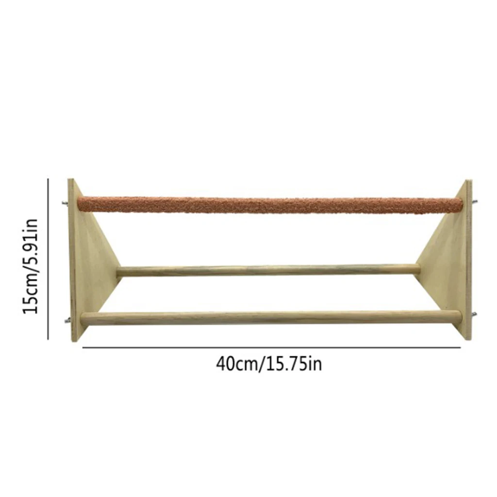 

Chicken Perch Natural Wooden Chicken Stand, 40cm/15.75 Inches in Length