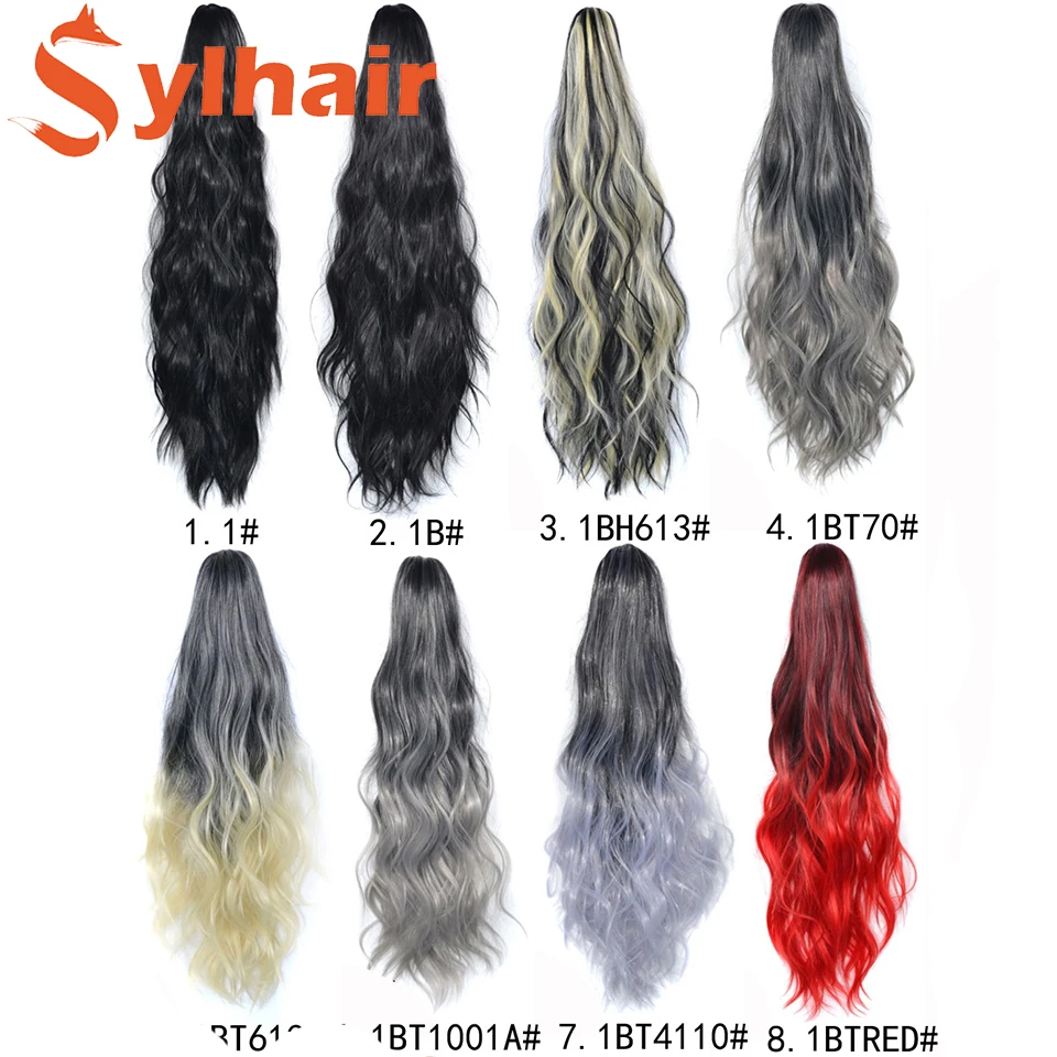 

Синтетический короткий волнистый хвост для наращивания волос для женщин