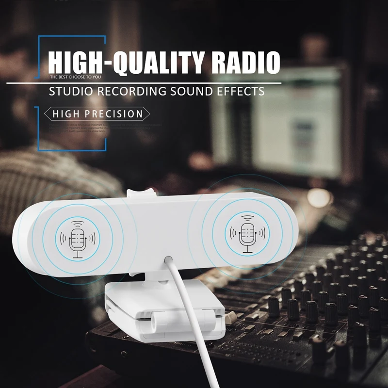 

Video Conference PC Webcam Autofocus USB Web Camera Laptop Desktop for Office Meeting Home with Mic HD Web Cam